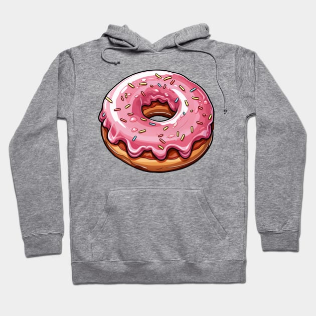 Pink donut Hoodie by Rayra